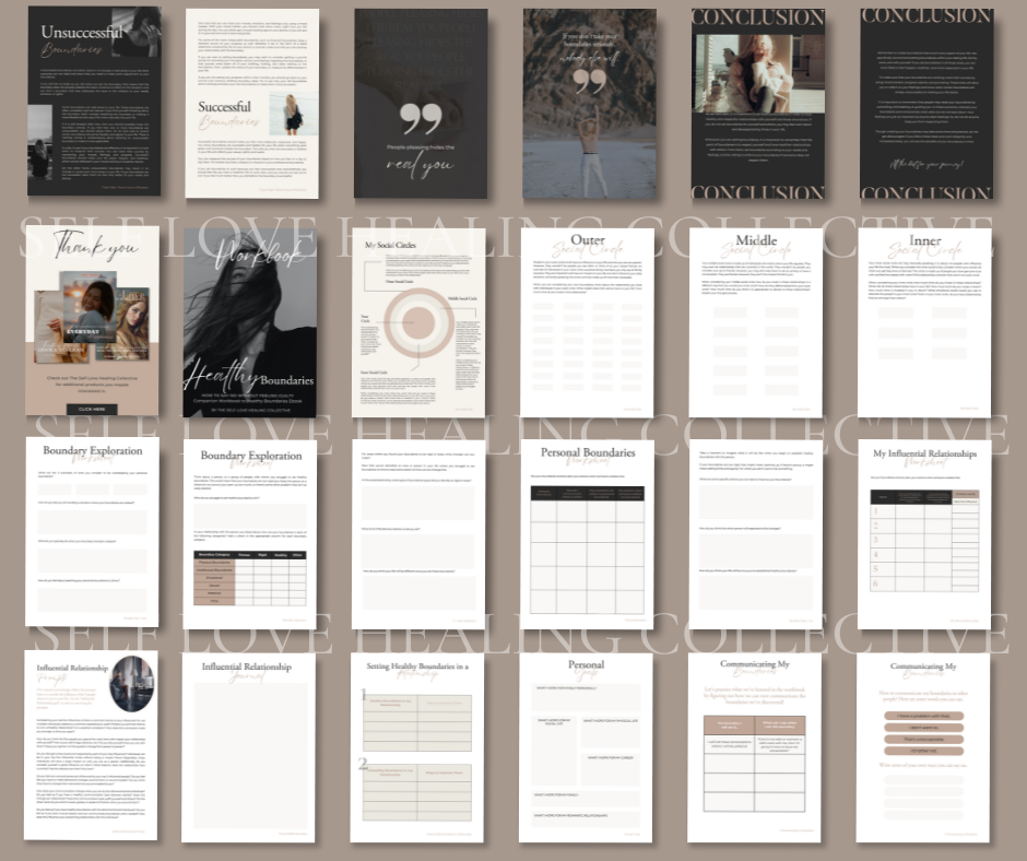 Setting Healthy Boundaries Ebook & Workbook